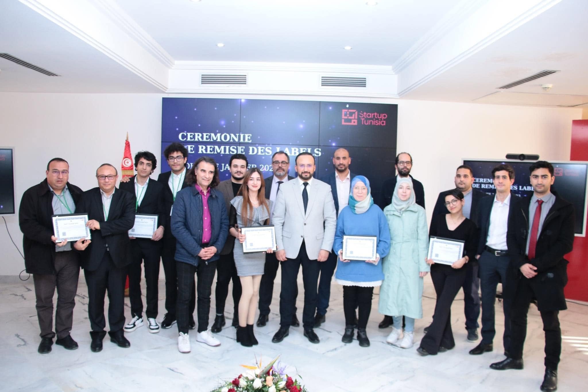 Startup Act label ceremony, Startup Tunisia, January 2023